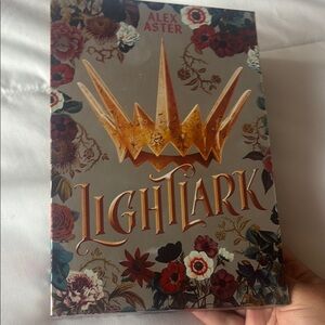 Lightlark Hardcover Book with Floral Design